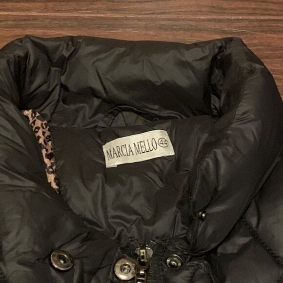 Marcia Mello designer Puffer Jacket eur44 US L - Picture 3 of 8